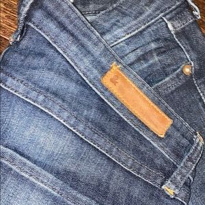 H&M dark skinny jeans mid rise